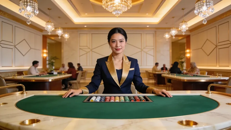 Baccarat and Dragon Tiger Tables